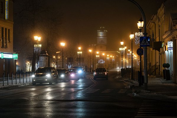 Świąteczne iluminacje w Grójcu 2021