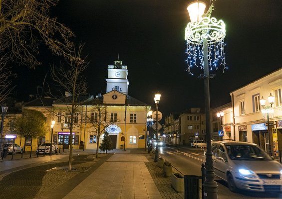 Świąteczne iluminacje w Grójcu 2021