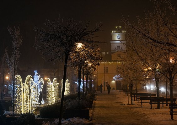 Świąteczne iluminacje w Grójcu 2021