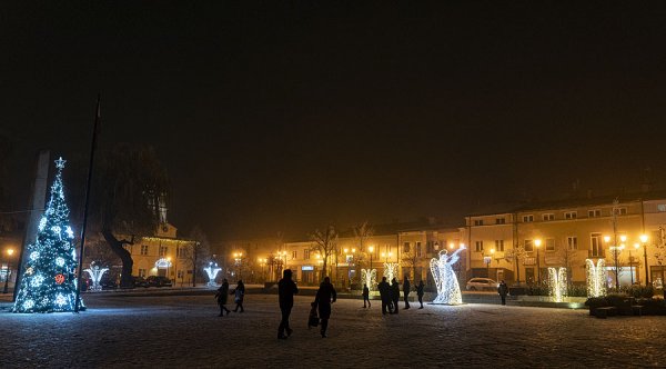 Świąteczne iluminacje w Grójcu 2021