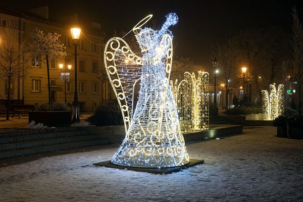 Świąteczne iluminacje w Grójcu 2021