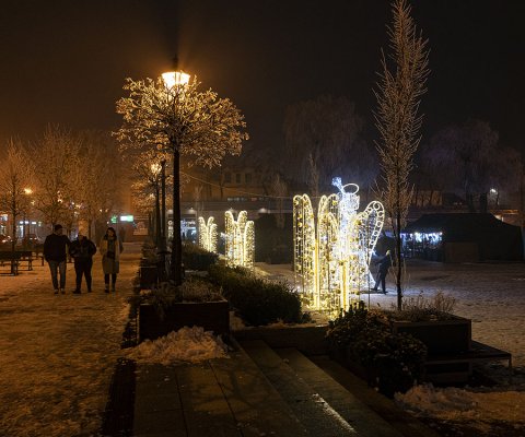 Świąteczne iluminacje w Grójcu 2021