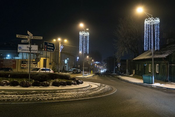 Świąteczne iluminacje w Grójcu 2021