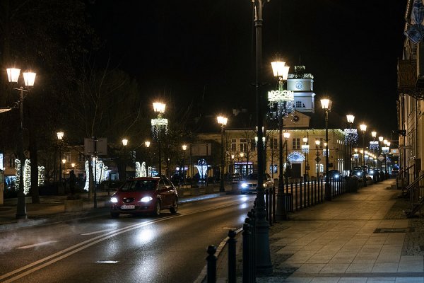 Świąteczne iluminacje w Grójcu 2021