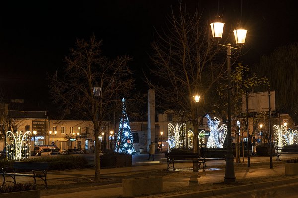 Świąteczne iluminacje w Grójcu 2021