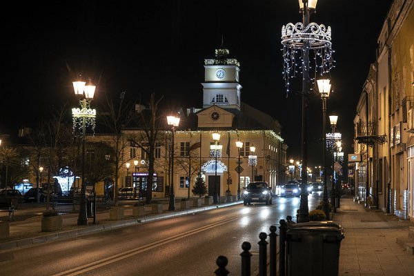 Świąteczne iluminacje w Grójcu 2021