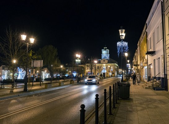 Świąteczne iluminacje w Grójcu 2021