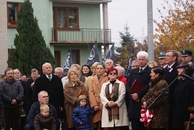Uroczystość odsłonięcia tablicy Rondo Ryszarda Pietrasa