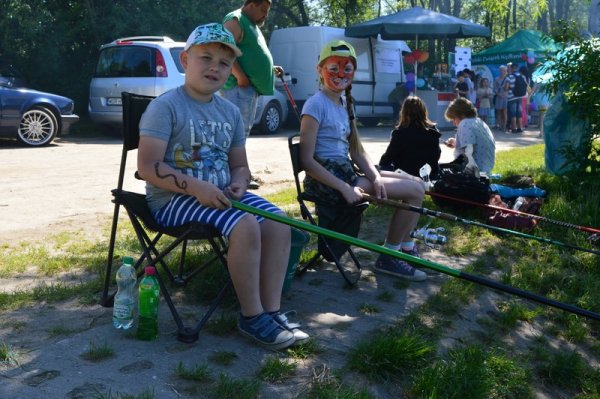 Piknik rodzinny z okazji Dnia Dziecka nad zalewem w Głuchowie
