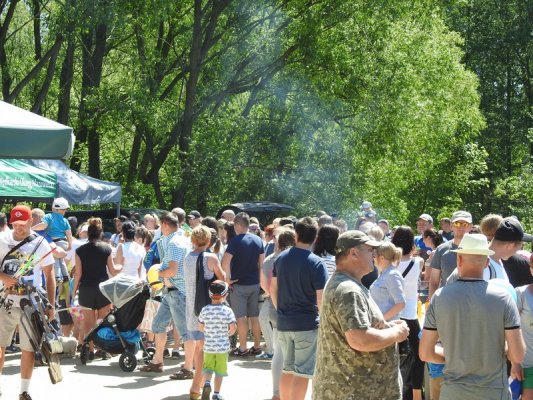 Piknik rodzinny z okazji Dnia Dziecka nad zalewem w Głuchowie