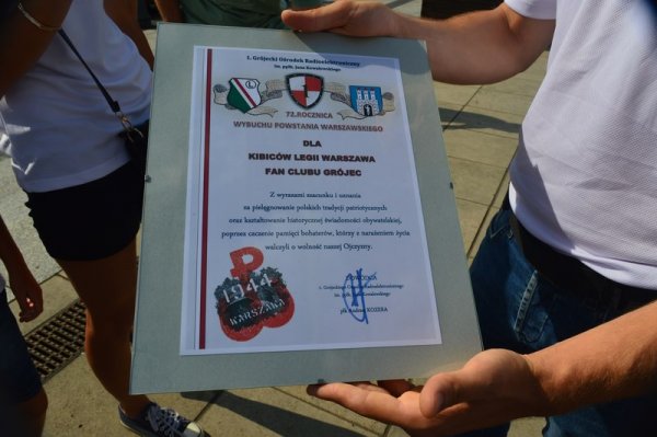 Obchody 72.rocznicy wybuchu Powstania Warszawskiego w Grójcu