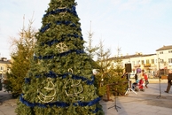 Wigilia miejska na grójeckim rynku 2013