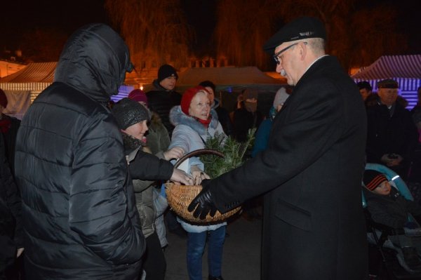 Wigilia na grójeckim rynku 2016