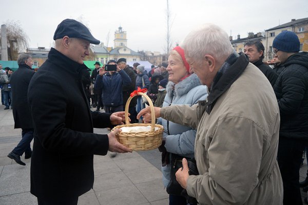 Wigilia na grójeckim rynku 2018