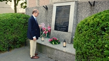 Powstaniec Warszawski Piotr Zwoliński odwiedził Grójec