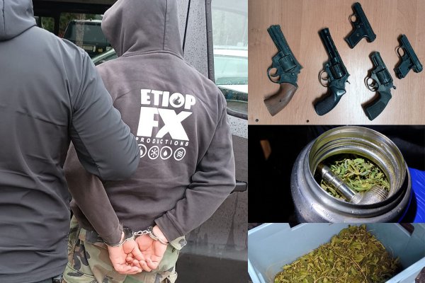 Policjanci zabezpieczyli nielegalną broń i narkotyki!