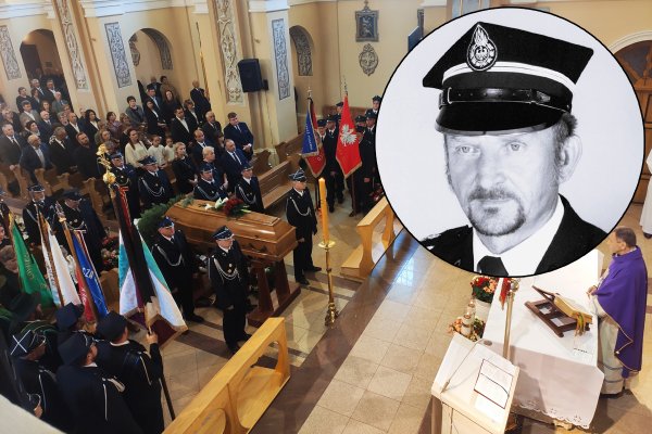Pożegnanie Druha Jerzego Lesiaka — strażaka, na którego zawsze można było liczyć  