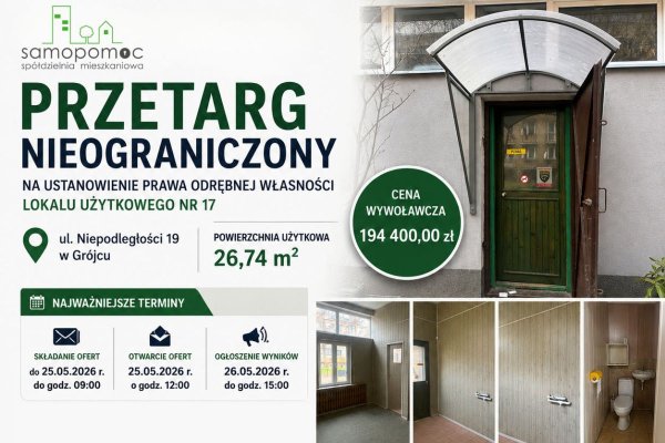 Szukasz miejsca na działalność w dobrej lokalizacji w Grójcu?