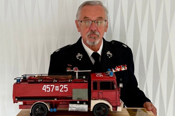 Druh Sławomir Maroszek po 25 latach zakończył pełnienie funkcji Komendanta Gminno-Miejskiego Związku OSP 