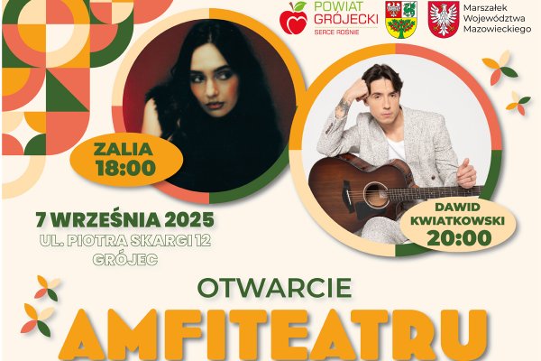 W weekend Dożynki Powiatu Grójeckiego i otwarcie amfiteatru w Grójcu   