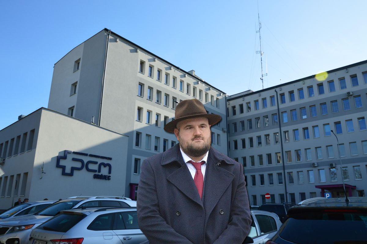 Nowy prezes Powiatowego Centrum Medycznego w Grójcu, lek. med.  Michał Burczy (fot. Grojec24.net)