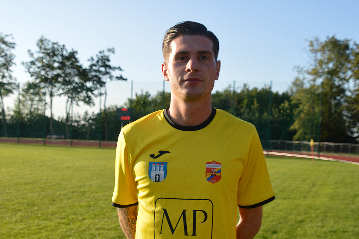 Nowy pomocnik Mazowsza Grójec, Eryk Agnyziak (fot. M.Adamski)